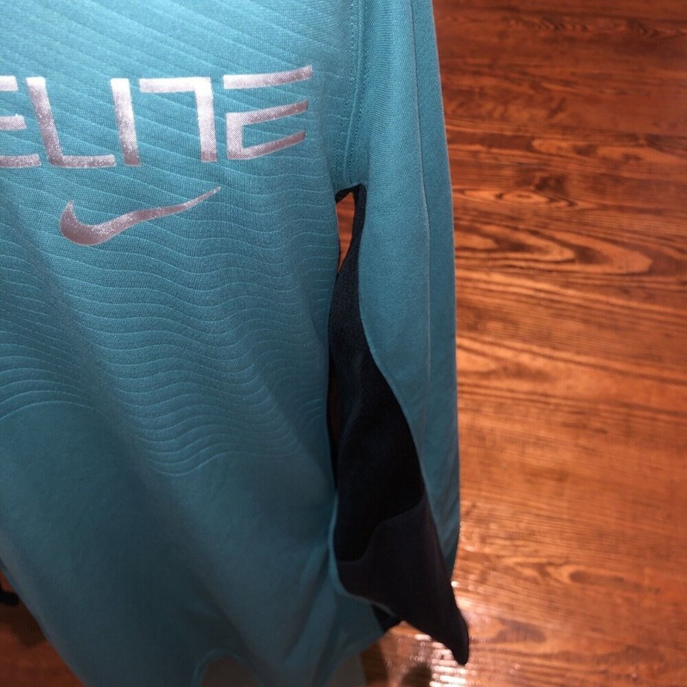 Nike Dri fit Men’s Size Medium Blue‎ Graphic NIKE ELITE  T- Shirt - Picture 2 of 7